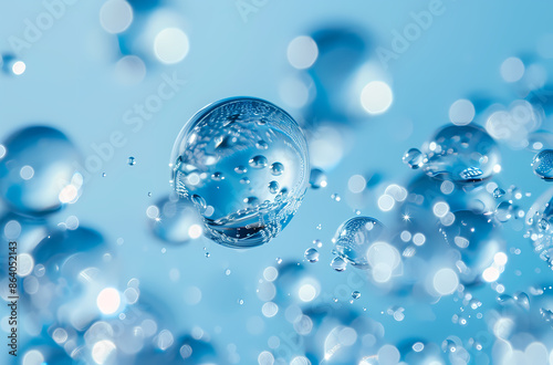 Wallpaper Mural water drops on glass Torontodigital.ca