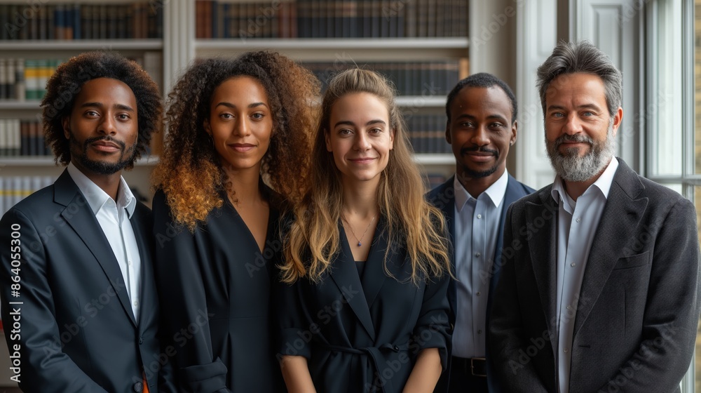 Diverse Business Team Portrait in Office Diverse Business Team Portrait in Office