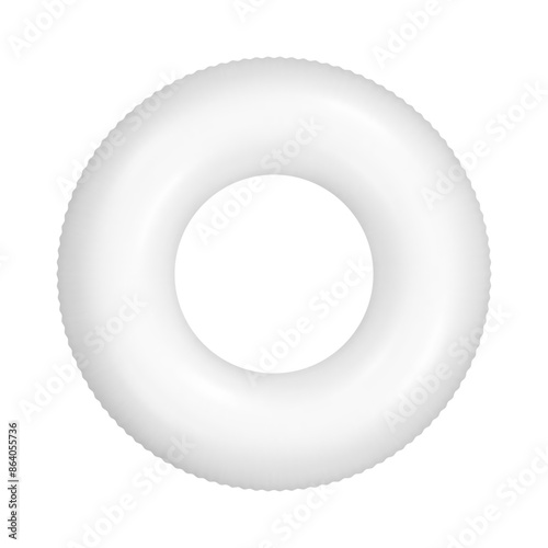 Swim Ring Mockup isolated on white