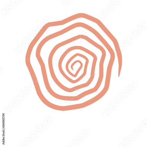 simple spiral decorative elements for your design.