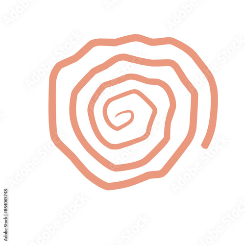simple spiral decorative elements for your design.