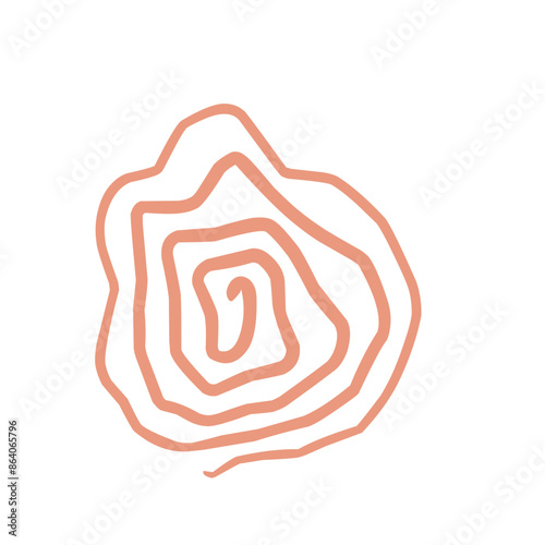 simple spiral decorative elements for your design.
