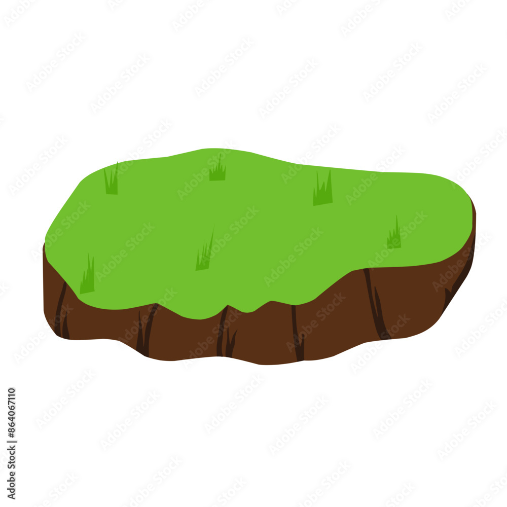 Land hills vector illustration Land hills vector illustration
