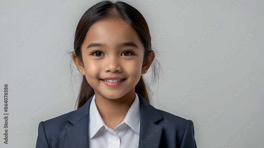 Young malay girl in business attire. Young malay girl in business attire.