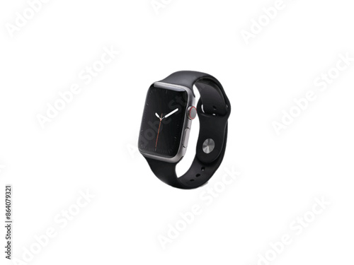 Smart wrist fitness device isolated