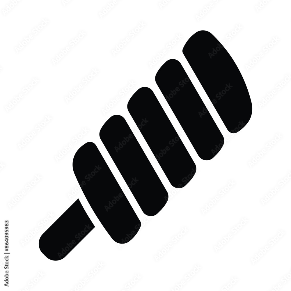 Simple Marshmallows glyph icon. The icon can be used for websites, print templates, presentation templates, illustrations, etc Simple Marshmallows glyph icon. The icon can be used for websites, print templates, presentation templates, illustrations, etc