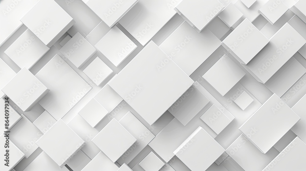 Modern and stylish 2d background, featuring square shapes, dynamic composition. Smooth gradients. subtle white on white with a professional finish Modern and stylish 2d background, featuring square shapes, dynamic composition. Smooth gradients. subtle white on white with a professional finish