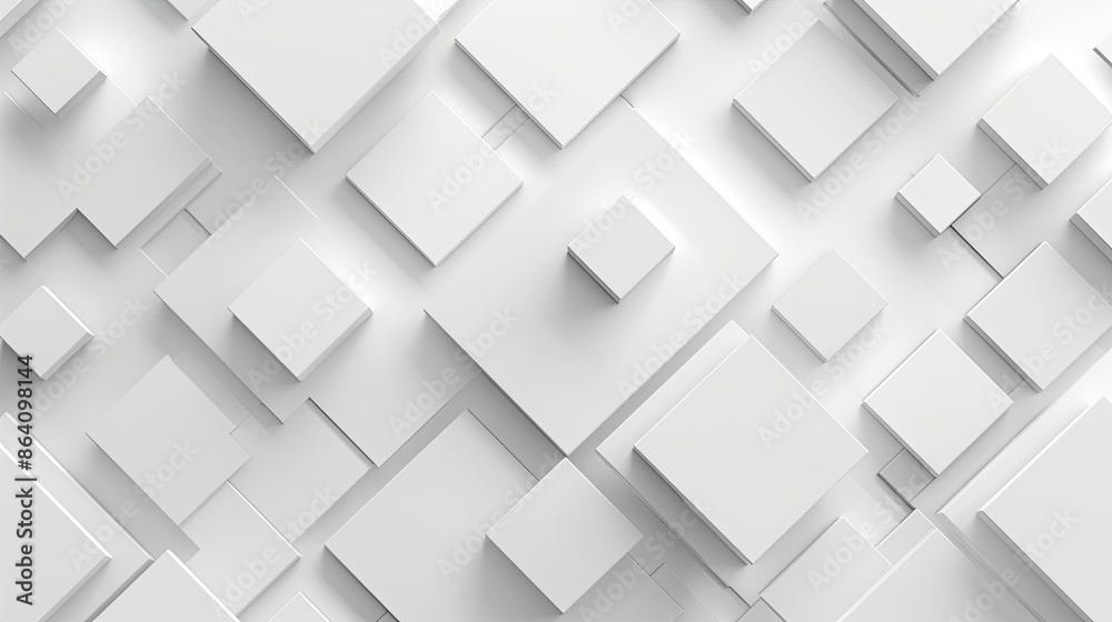 Modern and stylish 2d background, featuring square shapes, dynamic composition. Smooth gradients. subtle white on white with a professional finish Modern and stylish 2d background, featuring square shapes, dynamic composition. Smooth gradients. subtle white on white with a professional finish