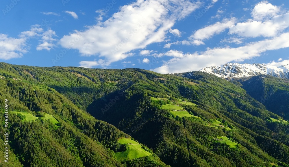 Fototapeta premium Almen im Vinschgau