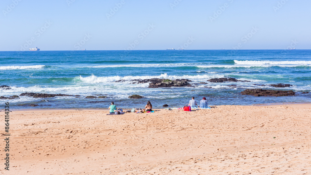 Beach Blue Ocean Family Holiday Landscape Beach Blue Ocean Family Holiday Landscape