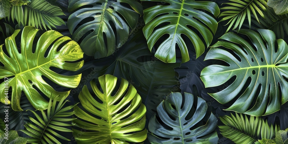 tropical palm leaf patterns with lush greenery and vibrant colors, perfect for adding a touch of the tropics to any space tropical palm leaf patterns with lush greenery and vibrant colors, perfect for adding a touch of the tropics to any space