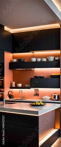 modern kitchen interior