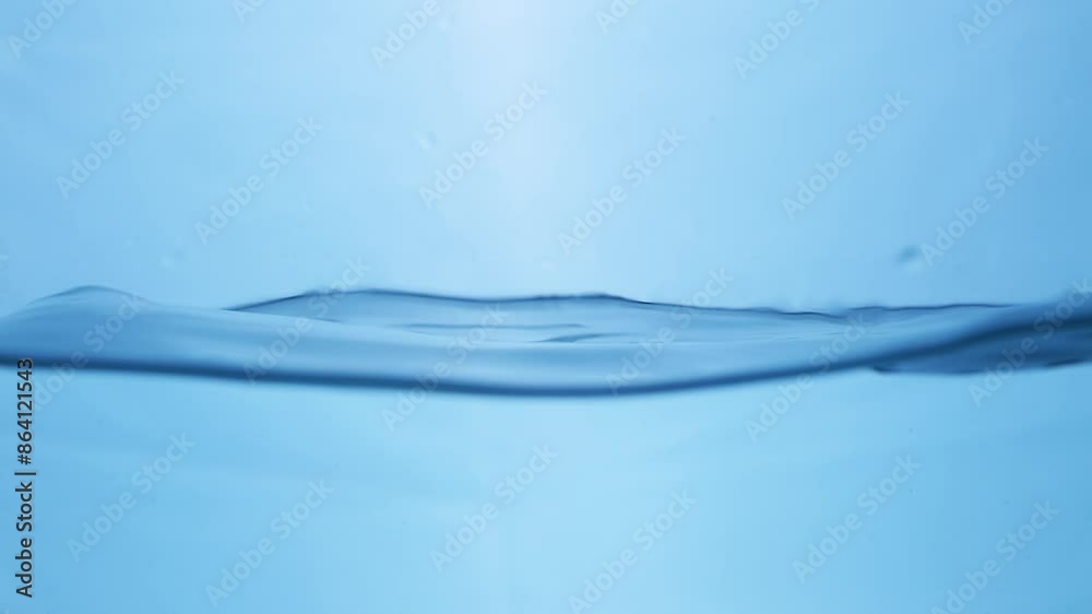 Motion of Water waves on surface with blue background Motion of Water waves on surface with blue background