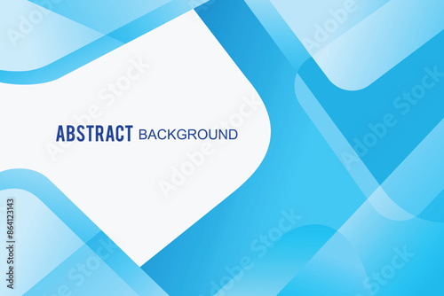 Geometric light blue background vector gradient color