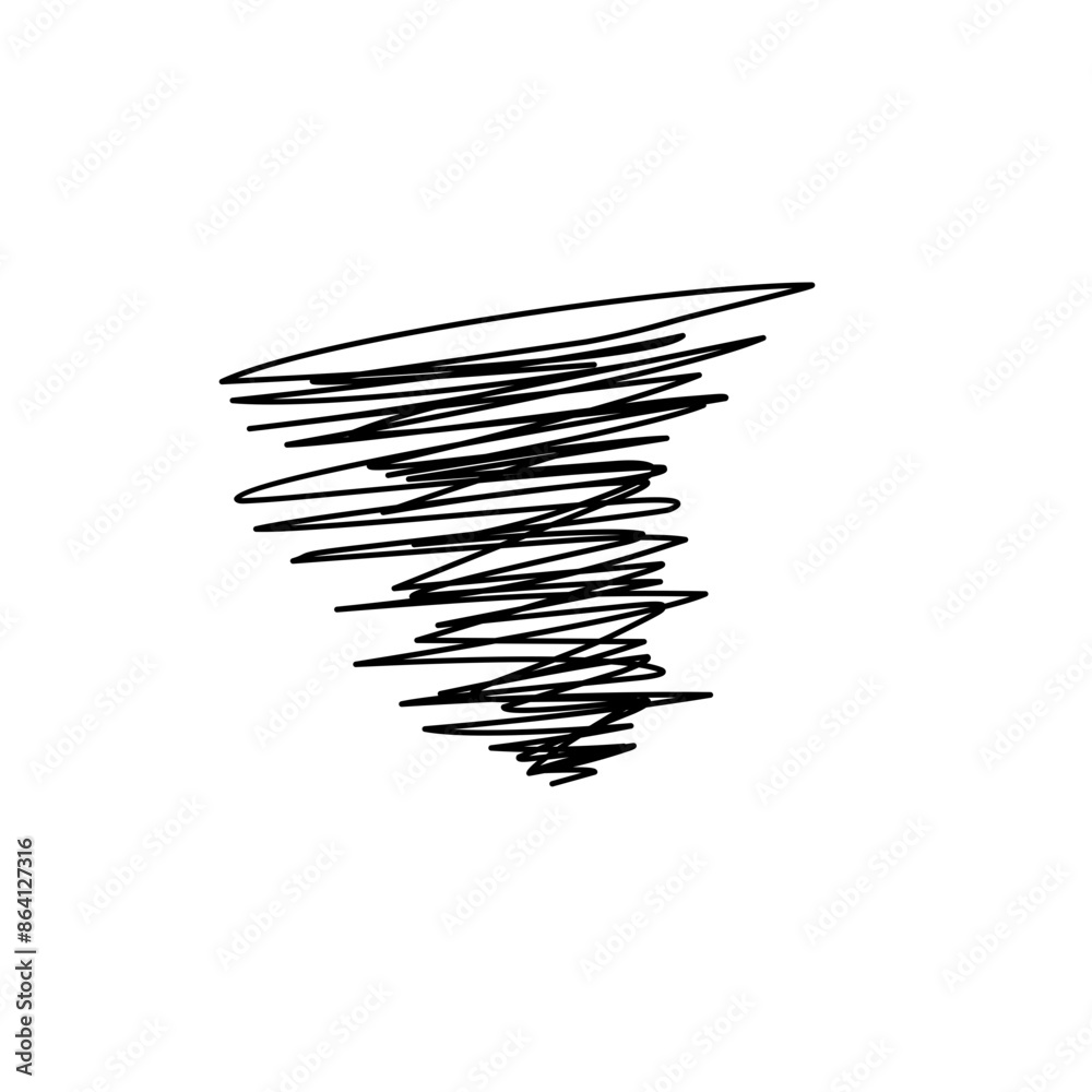 doodle tornado illustration doodle tornado illustration