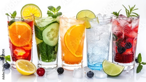 Refreshing Beverages stock photo 