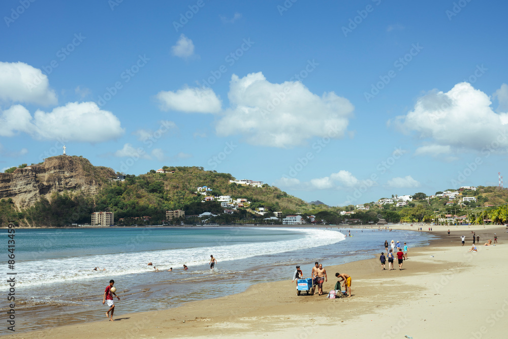 Beach of San Juan del Sur, Rivas, Nicaragua, Central America Beach of San Juan del Sur, Rivas, Nicaragua, Central America