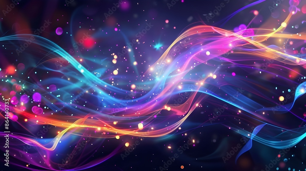 Mesmerizing Cosmic Swirls of Luminous Energy and Vibrant Glow Mesmerizing Cosmic Swirls of Luminous Energy and Vibrant Glow