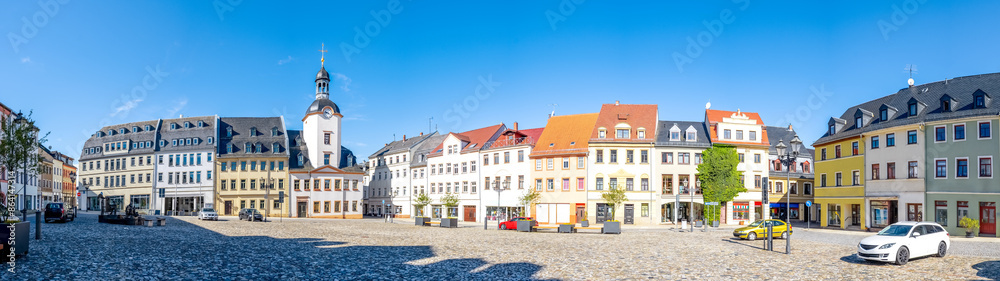 Fototapeta premium Marktplatz, Glauchau, Sachsen, Deutschland 