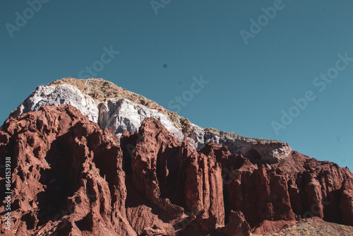 Vale do arco iris em São Pedro de Atacama, Chile. photo