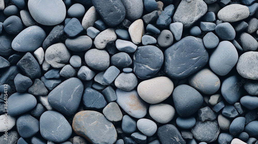 A Seamless Pattern of Smooth River Stones A Seamless Pattern of Smooth River Stones