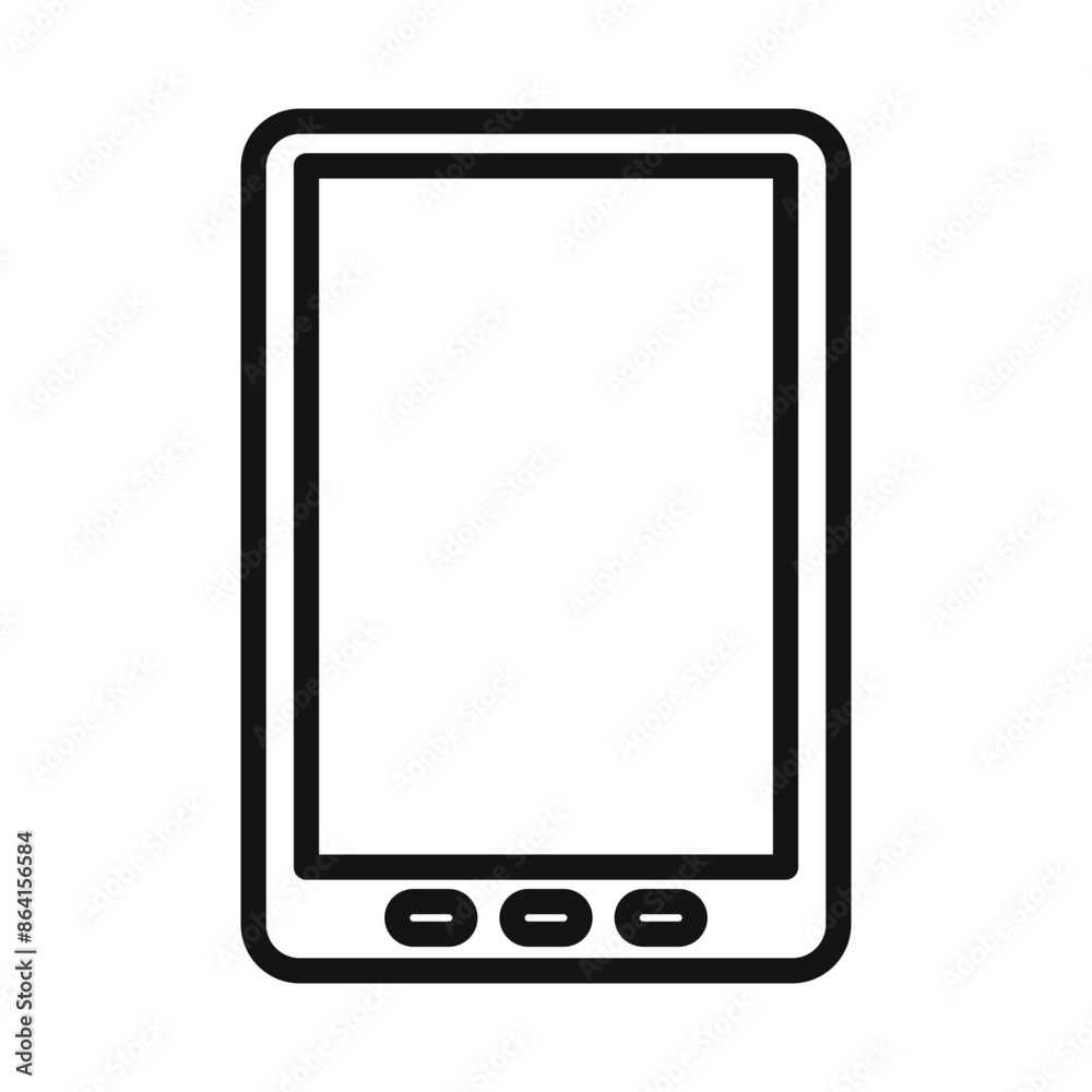 Digital Tablet Icon for E-Reading and Online Learning Digital Tablet Icon for E-Reading and Online Learning