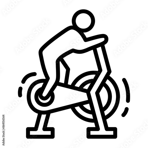 Exercise Bike Icon