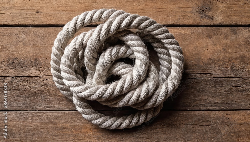 Obraz premium Versatile Figure 8 Knot for Various Outdoor Activities