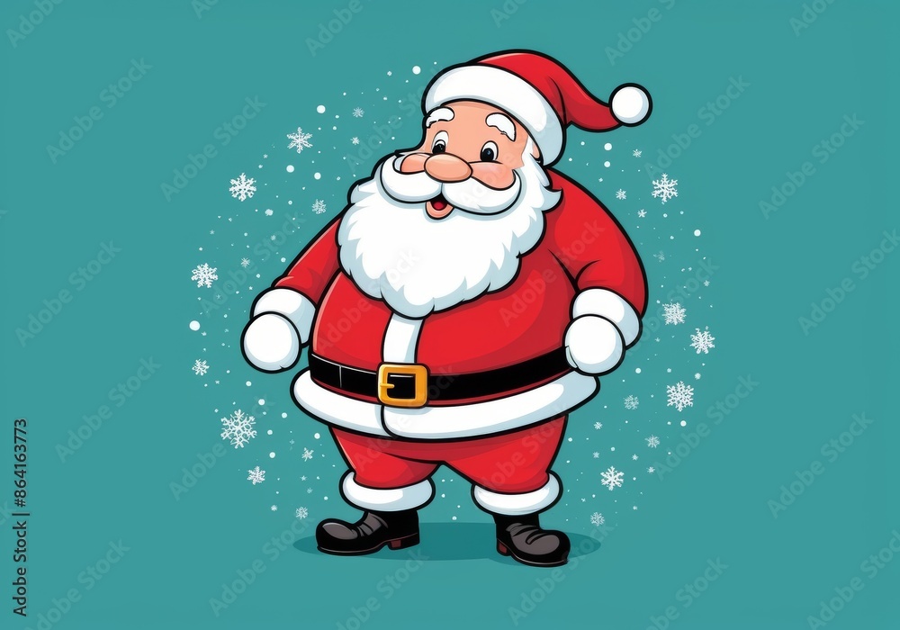 Jolly Santa Claus Illustration Jolly Santa Claus Illustration