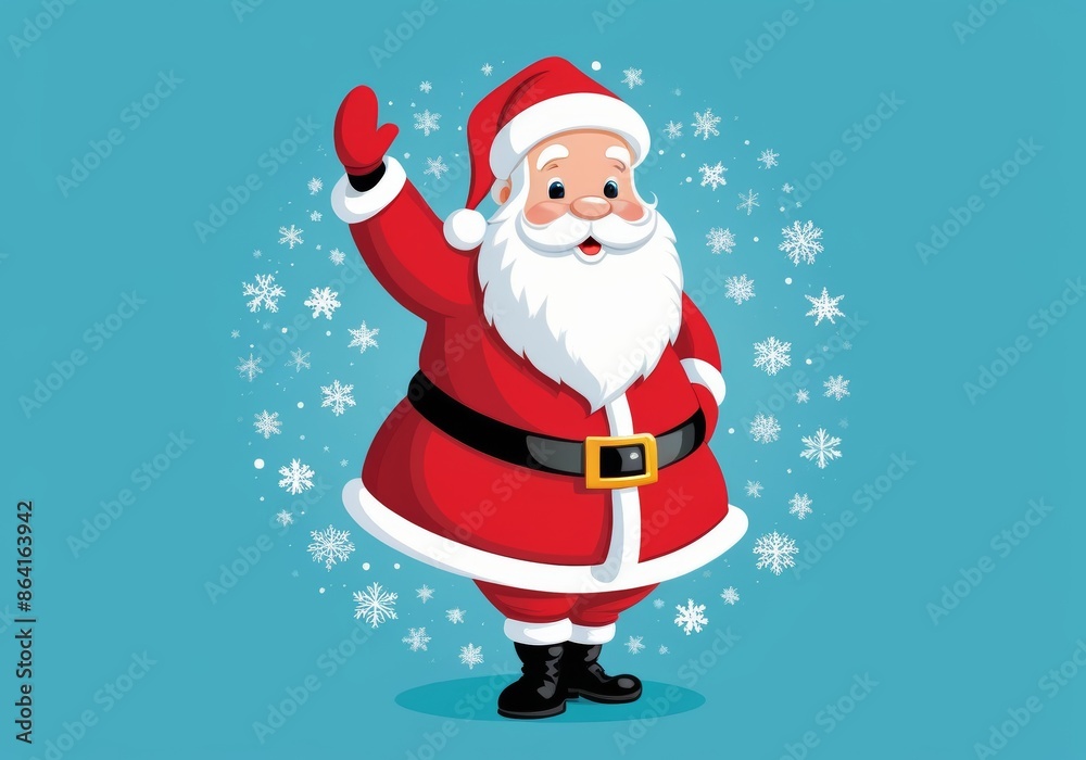 Jolly Santa Claus Illustration