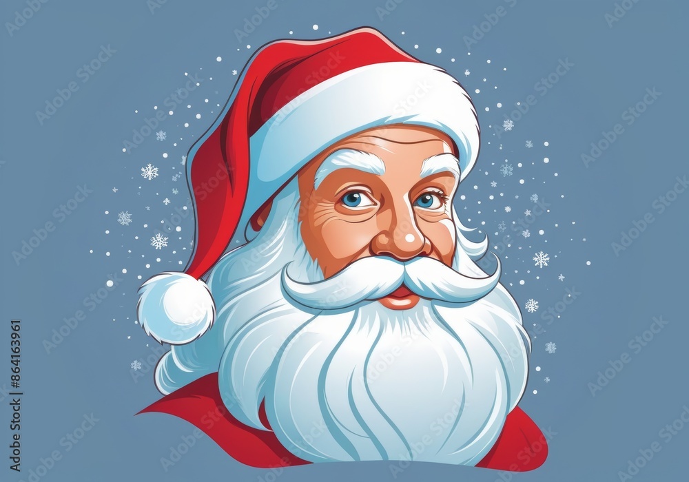 Jolly Santa Claus Illustration