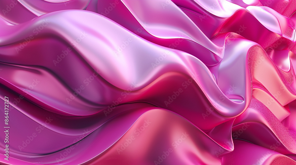 Fototapeta premium Pink and raisin Modern digital abstract 3D background