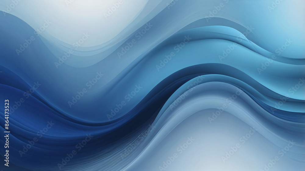 Digital blue white gradient layered wave abstract graphic poster web page PPT background. Abstract blue background with smooth lines Generative ai Digital blue white gradient layered wave abstract graphic poster web page PPT background. Abstract blue background with smooth lines Generative ai
