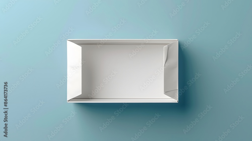 Vector illustration of a clean, white paperboard box for food delivery, displayed on a transparent background, top perspective. Designed in a flat lay style. Vector illustration of a clean, white paperboard box for food delivery, displayed on a transparent background, top perspective. Designed in a flat lay style.
