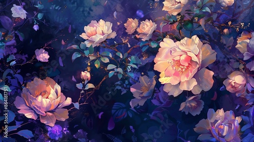 floral wallpaper background