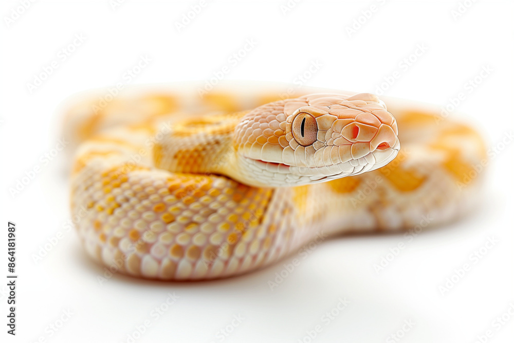 A high-resolution image of a snake on a white background, perfect for educational, scientific, and wildlife-themed projects. A high-resolution image of a snake on a white background, perfect for educational, scientific, and wildlife-themed projects.