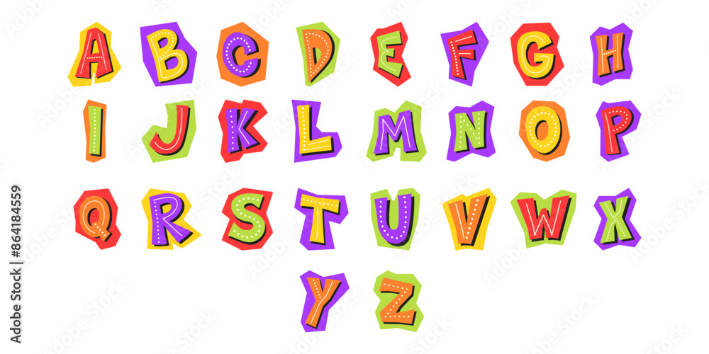 Alphabet Letter Cutout Set Alphabet Letter Cutout Set