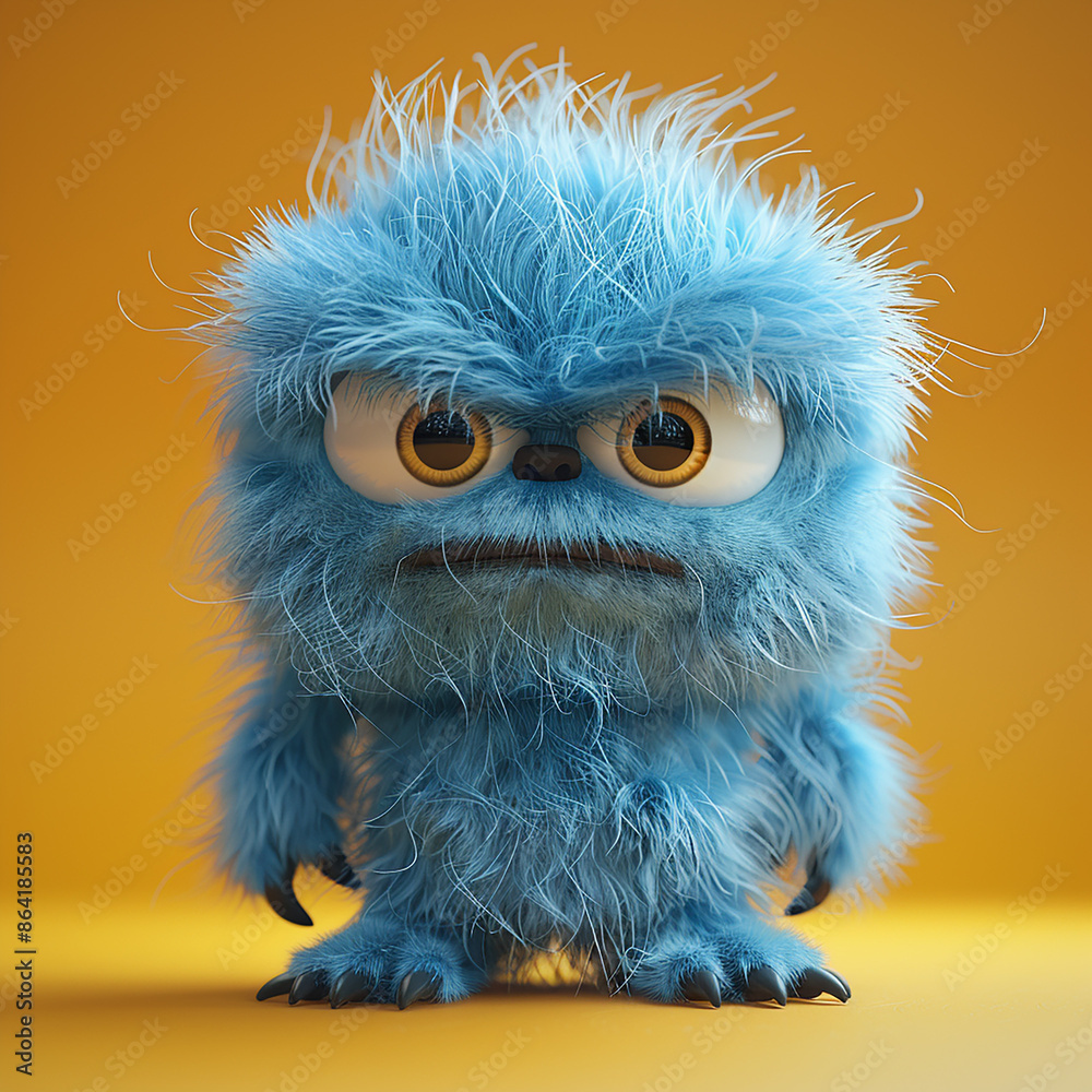 3d render shaggy cartoon character, generative ai 3d render shaggy cartoon character, generative ai