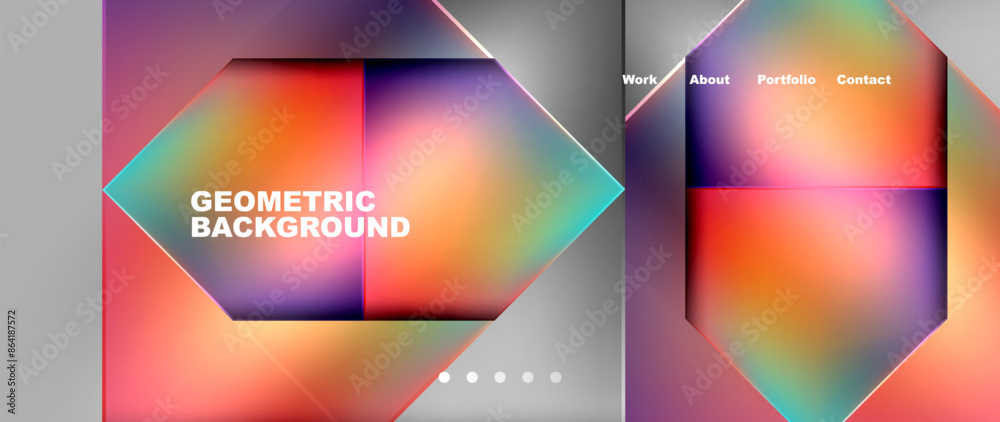 Gradient triangle geometric minimal wallpaper Gradient triangle geometric minimal wallpaper