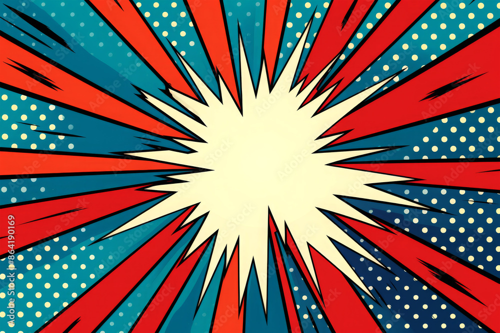 Fototapeta premium retro cartoon design background