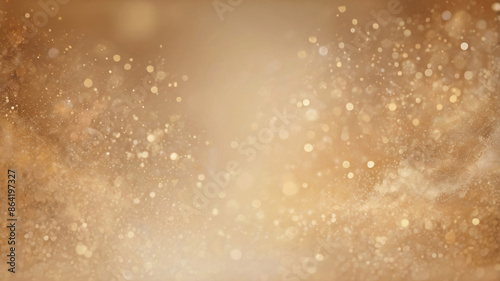 Abstract only brown colors holographic blurred grainy gradient background texture Gold, beige abstract background Generative AI.