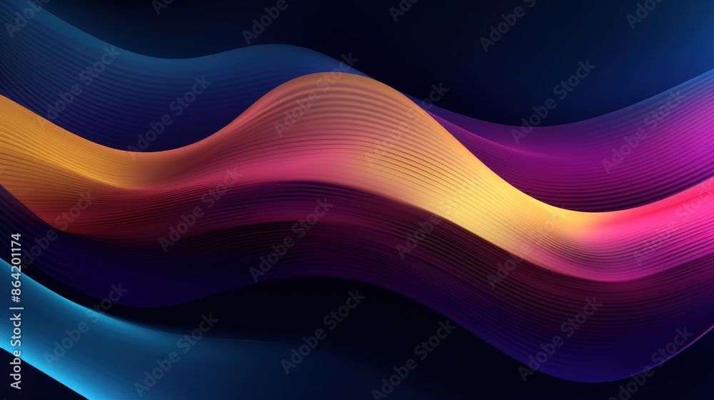 Abstract Waves of Color Abstract Waves of Color