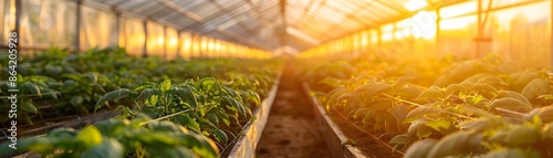 High Tech Greenhouse with A...
