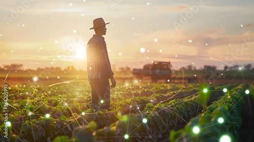 Farmer Leveraging Blockchai...