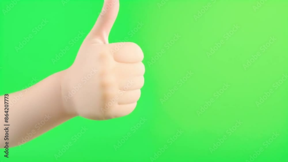 Kid hand pointing at someone, rising up and show gesturing two hands ...