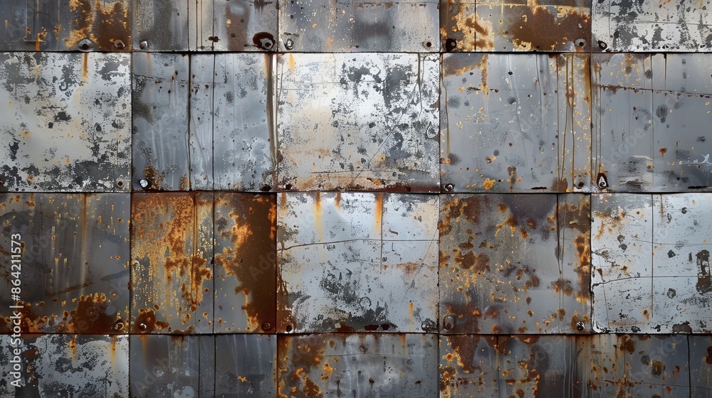 Rugged Galvanized Steel Wall with Industrial-Grade Functional Aesthetic Rugged Galvanized Steel Wall with Industrial-Grade Functional Aesthetic