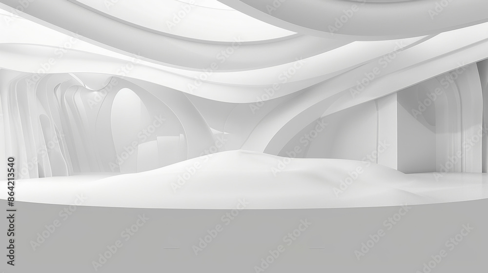 empty white space with geometric shapes and light shadow, simple clean background empty white space with geometric shapes and light shadow, simple clean background