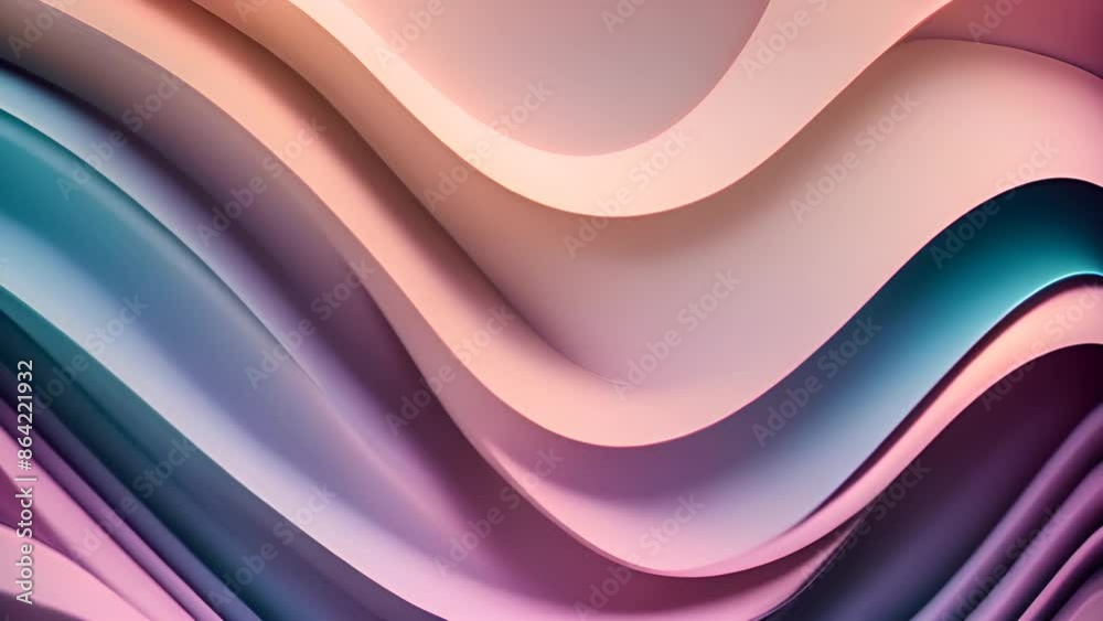 Abstract Colorful Wavy Lines Generative AI Abstract Colorful Wavy Lines Generative AI