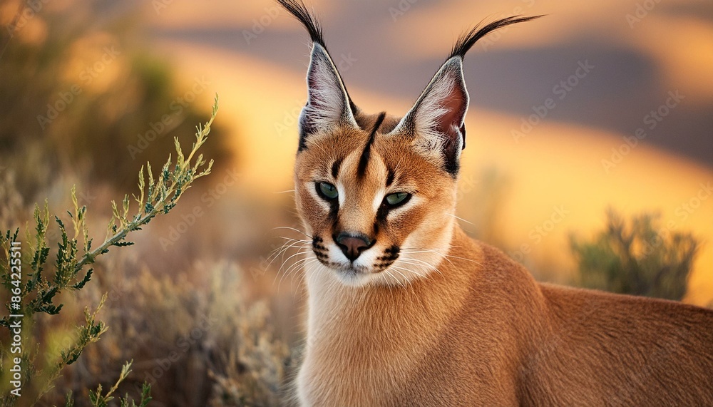 Wild Elegance: Caracal Lynx Roaming the Wilderness Wild Elegance: Caracal Lynx Roaming the Wilderness