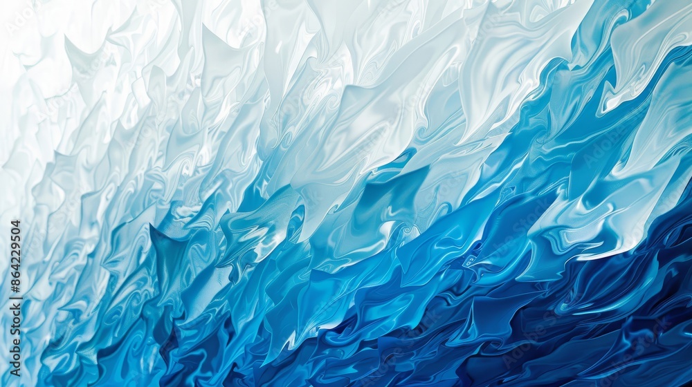 Sharp ice patterns vivid blue and white arctic blue to bright ice white gradient background Sharp ice patterns vivid blue and white arctic blue to bright ice white gradient background